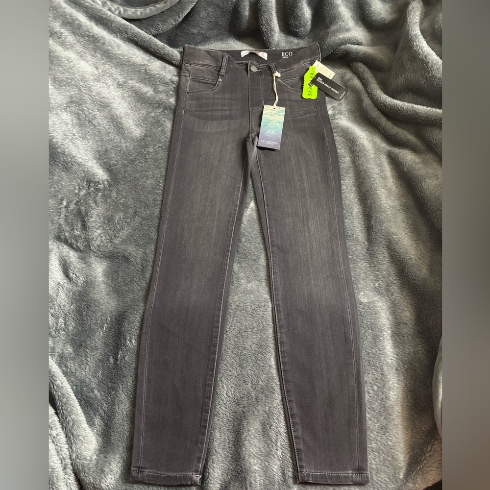 Liverpool Los Angeles Charcoal Skinny Jeans